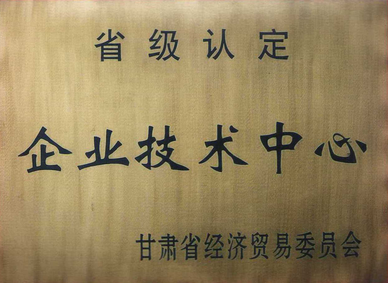 2001年企業(yè)技術(shù)中心通過(guò)省級(jí)認(rèn)定